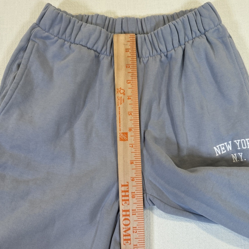 Women Gray Sweatpants New York N.Y. Logo Pockets Jogger XS/S READ - Picture 11 of 15